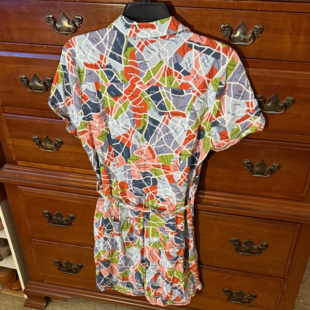 Modcloth NYC Map Pattern Romper - image 4